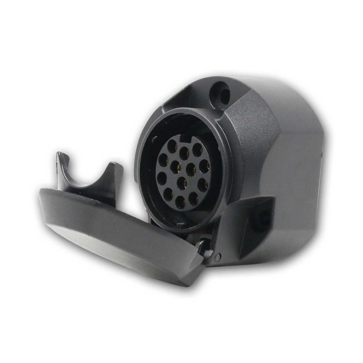 world-trading-net Kupplung 13-polig für Kfz-Anhänger Stecker, 12/24V KFZ Adapter