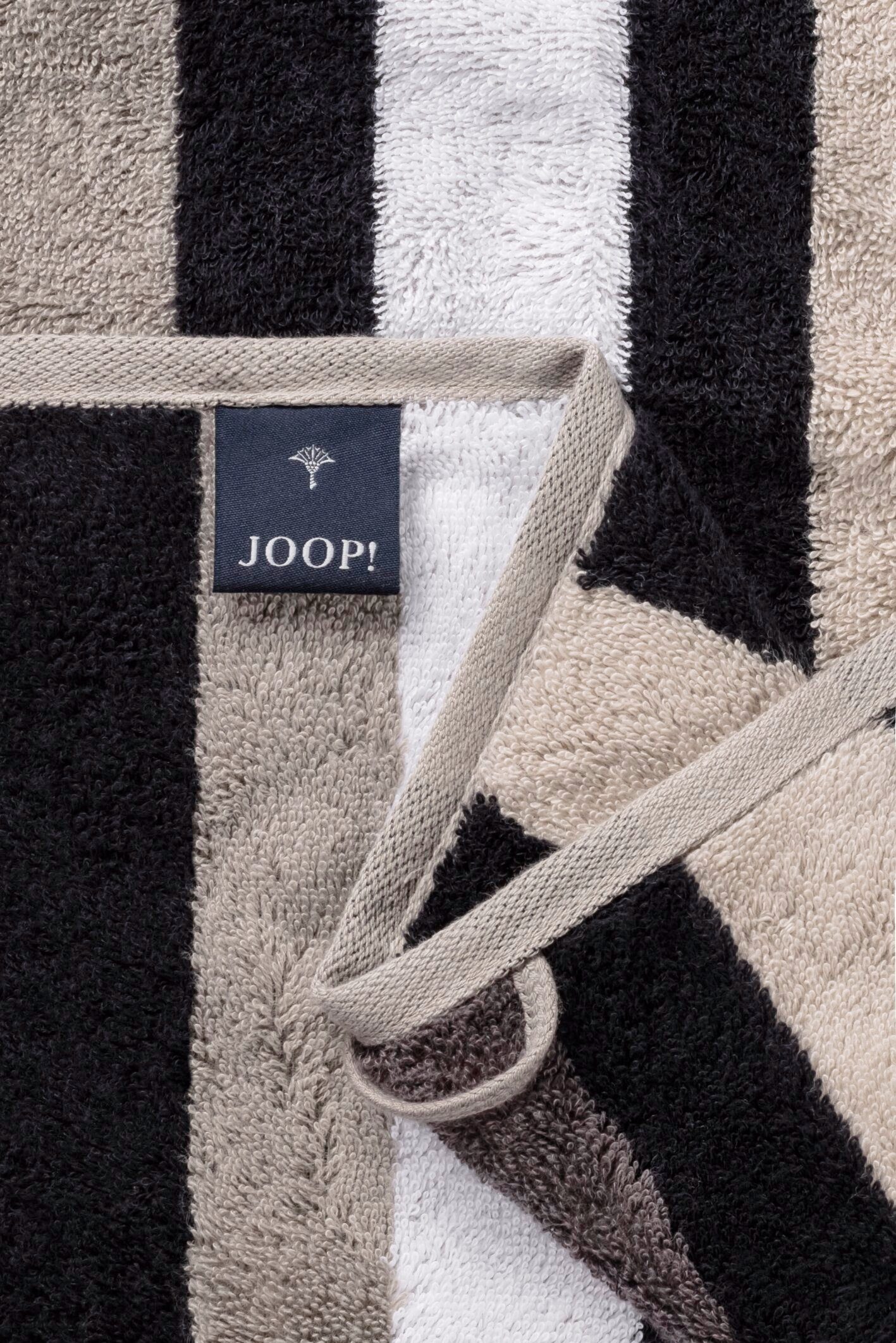 JOOP! Platin STRIPES Textil - (2-St) LIVING TONE Handtuch-Set, Handtücher Joop!