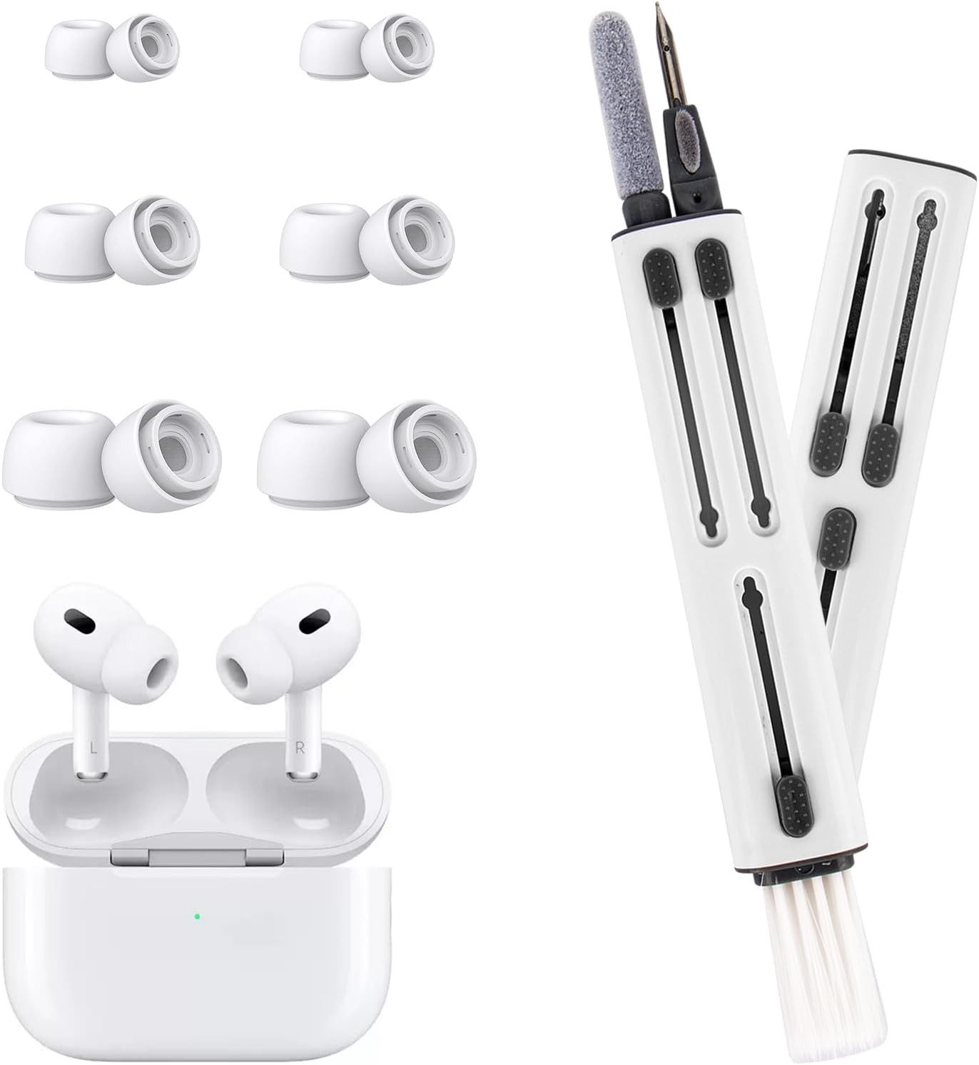 FELIXLEO Reinigungs-Set Reinigungsset für Airpods Pro 1/2/3, 3 in1 Reinigungsstift, (1-St)