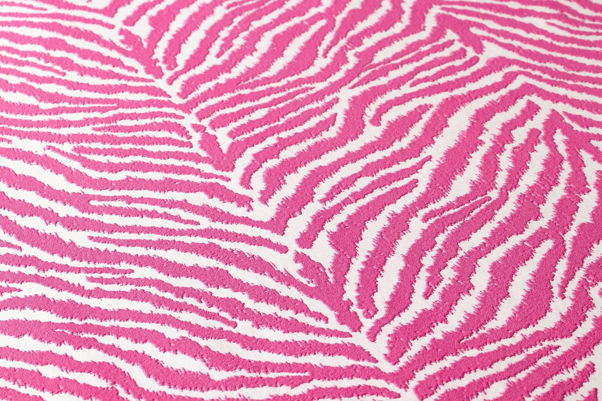 im rosa Création Zebra animal strukturiert, print, Tapete A.S. Vliestapete Tiere Trendwall Print,