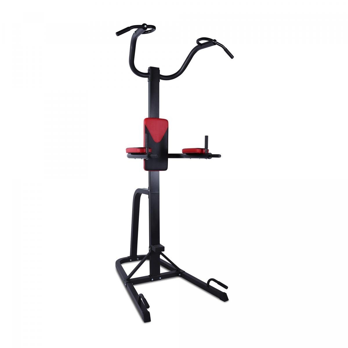 GORILLA SPORTS Klimmzugstange Power Tower Dip Station mit Klimmzugstange klappbar (1-tlg)