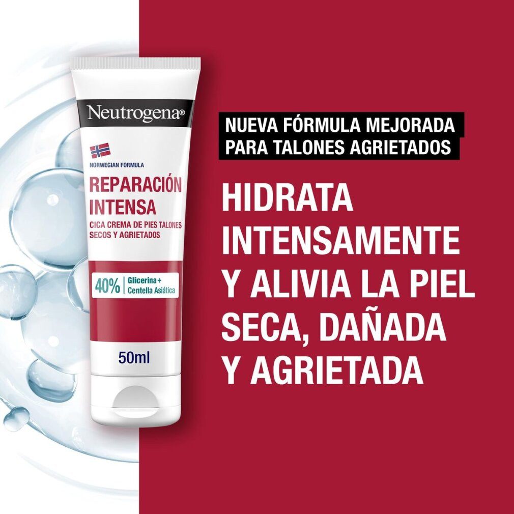 Neutrogena Körperpflegemittel FUSSCREME gegen rissige Fersen, Intensive Repair 50 ml