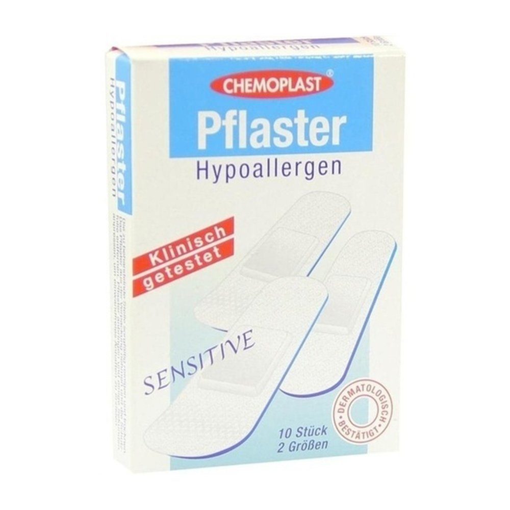 Axisis GmbH Wundpflaster PFLASTER hypoallergen sensitive 2 Größen, 10 St (10 St)