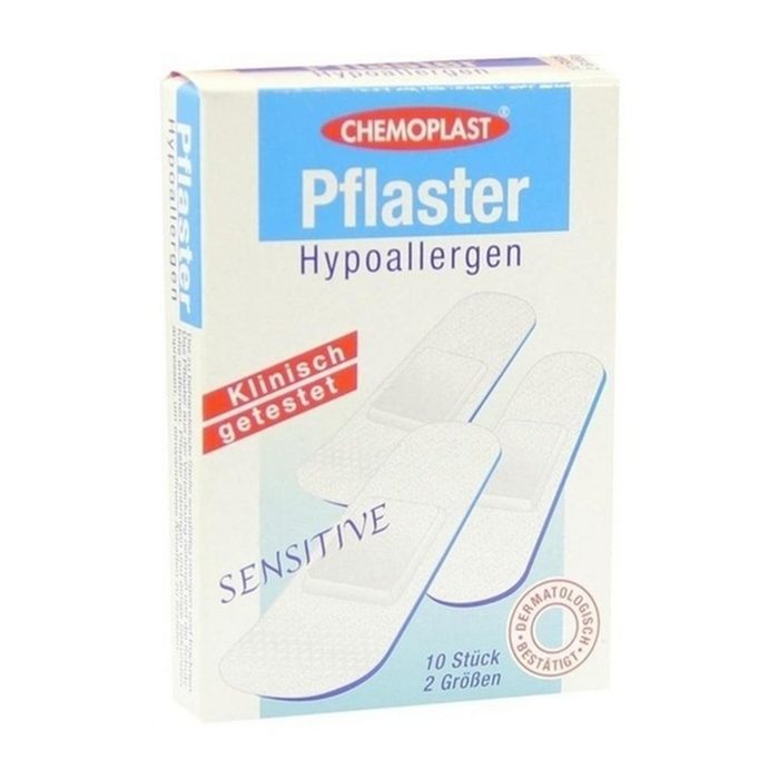Axisis GmbH Pflaster PFLASTER hypoallergen sensitive 2 Größen 10 St (10 St)
