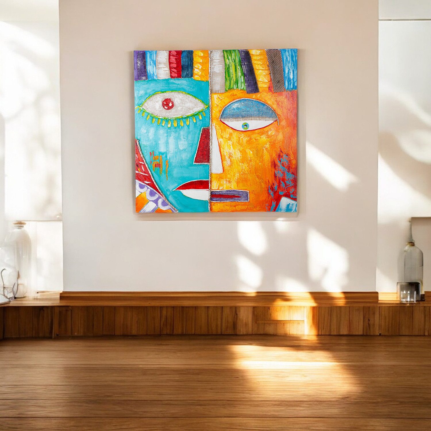 Casablanca by Gilde Leinwandbild Visage quadratisch, (1 St)