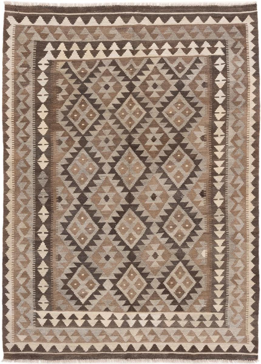 Orientteppich Kelim Afghan Heritage mm Moderner Höhe: Nain Handgewebter Trading, rechteckig, Orientteppich, 3 133x177