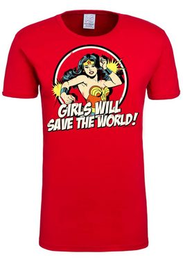 LOGOSHIRT T-Shirt Wonder Woman - DC Comics mit lizenziertem Originaldesign