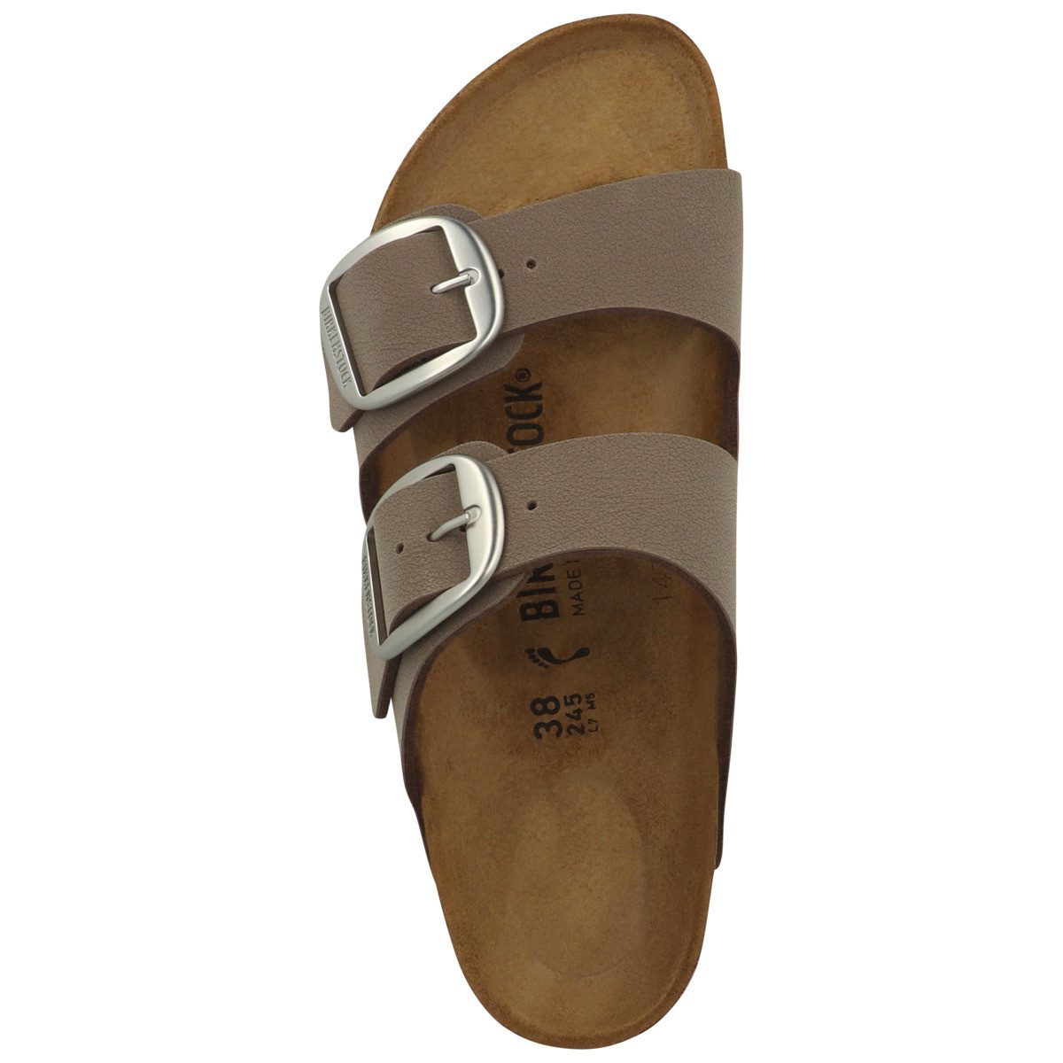 Birkenstock Arizona Big Buckle Birko-Flor Nubuk schmal Damen Sandale Sandaletten, Sommerschuhe, Badeschuhe, Riemchen, Schlappen
