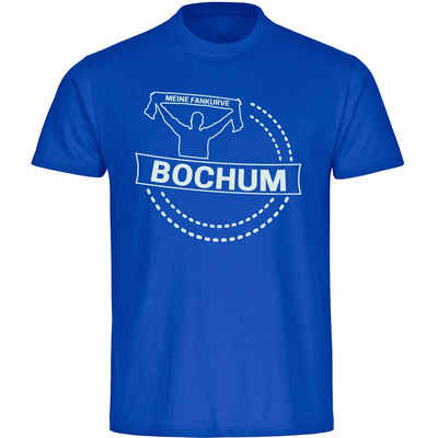 multifanshop T-Shirt Herren Bochum - Meine Fankurve - Männer