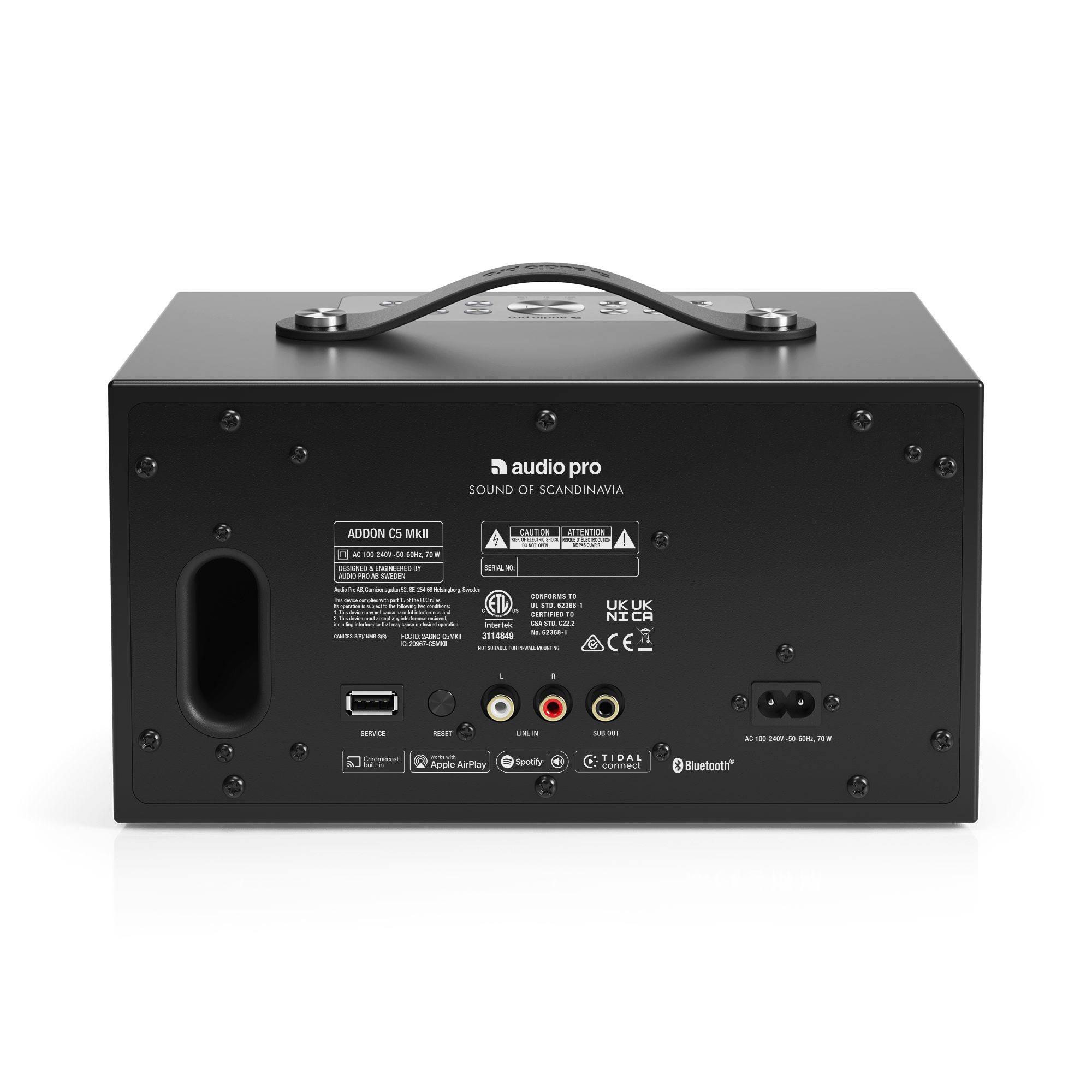 Audio Pro (WiFi), Pro Addon Schwarz WLAN C5 MkII Lautsprecher) Audio Multiroom-Lautsprecher (Bluetooth, Multiroom Wireless