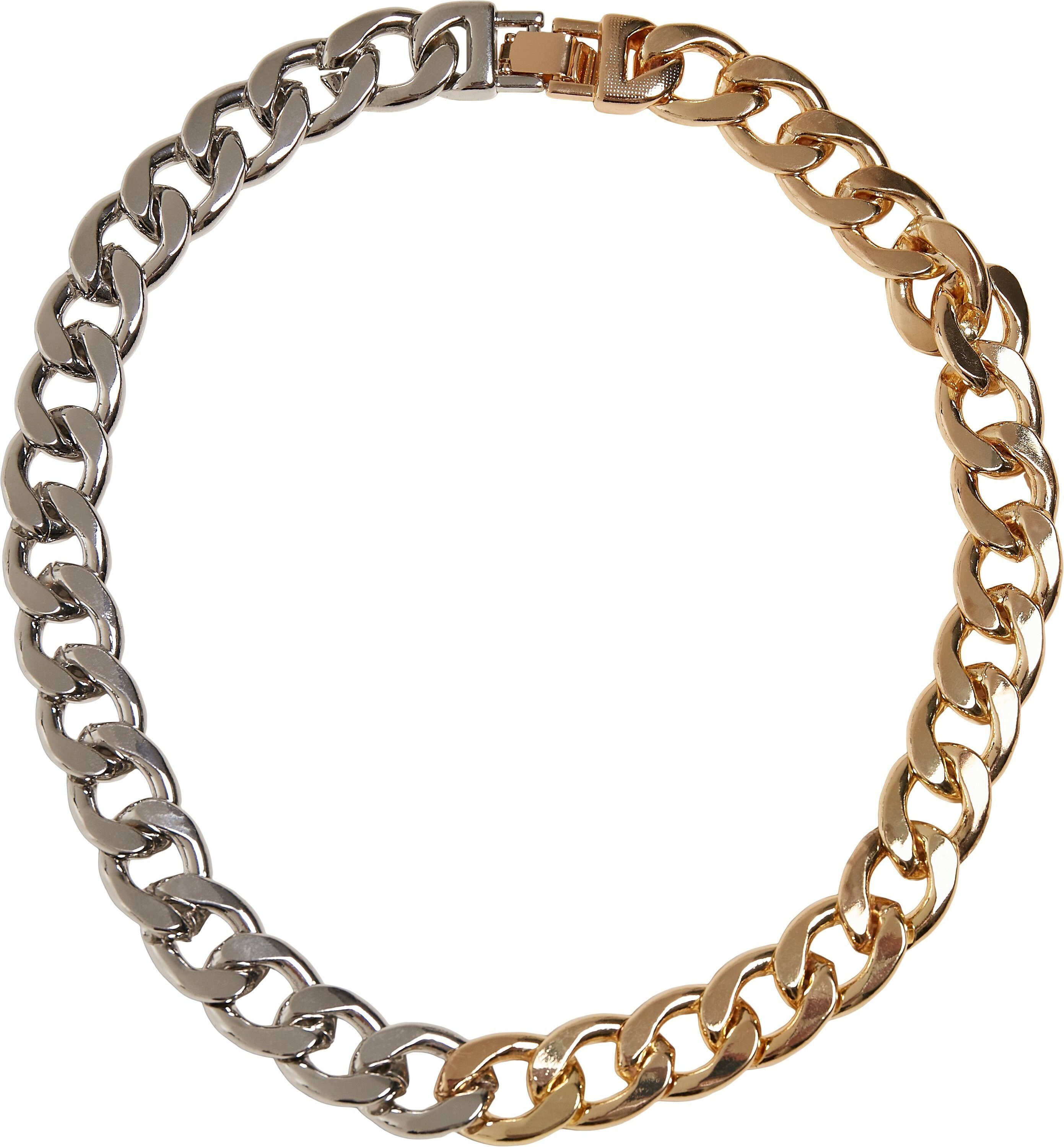 URBAN CLASSICS Edelstahlkette Accessoires Heavy Two-Tone Necklace