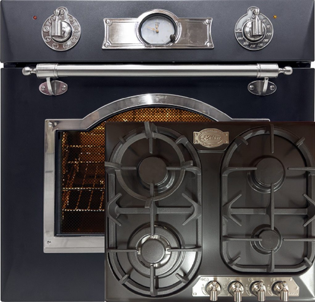 Kaiser Küchengeräte Backofen-Set EH 6355 Em Sil+KG 6325 Em Sil Turbo ...
