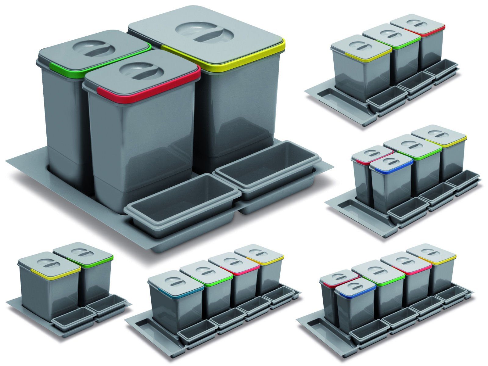 Abfalltrennsystem SO-TECH® Mülltrennsystem MULTINO