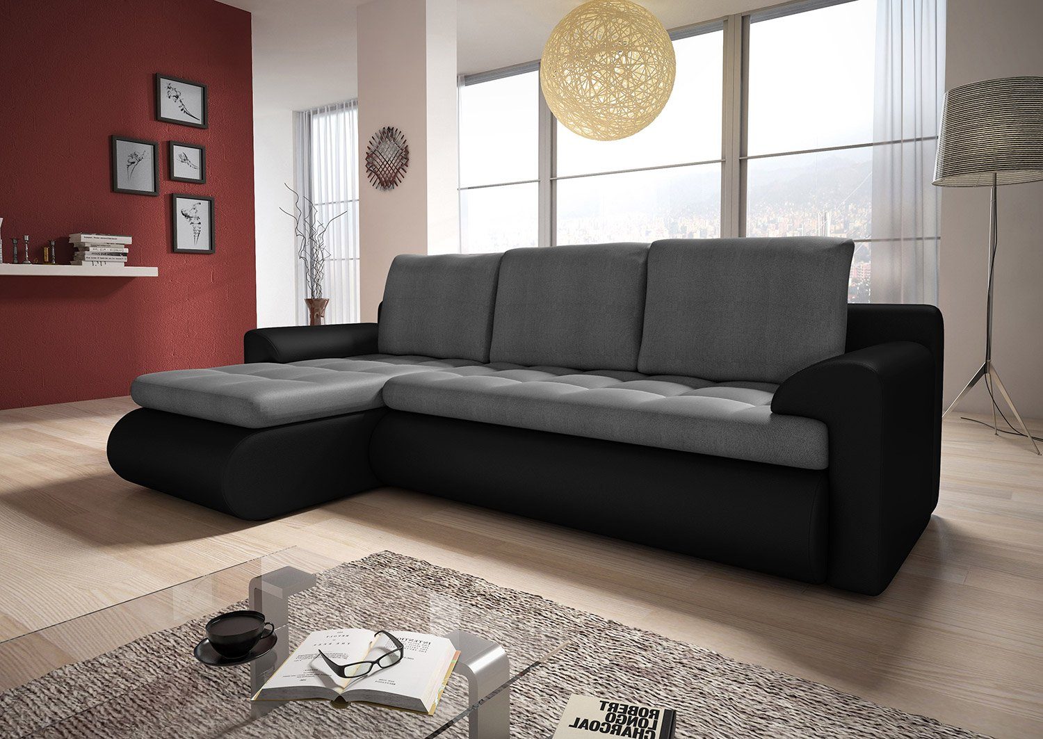 Sofnet Ecksofa Santi, mit Schlaffunktion und günstig online kaufen