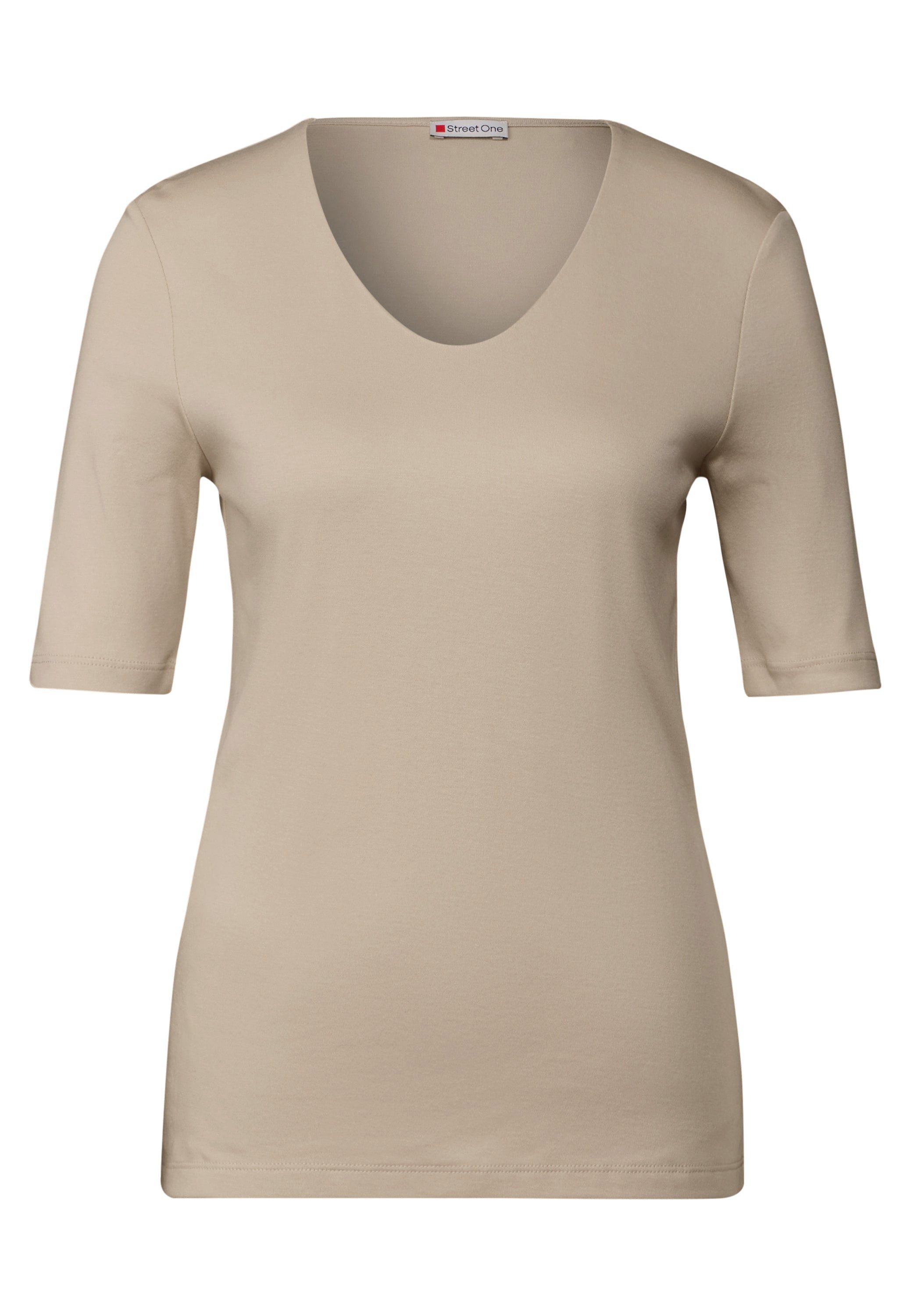 STREET ONE Kurzarmshirt Kurzarmshirt Style Palmira günstig online kaufen