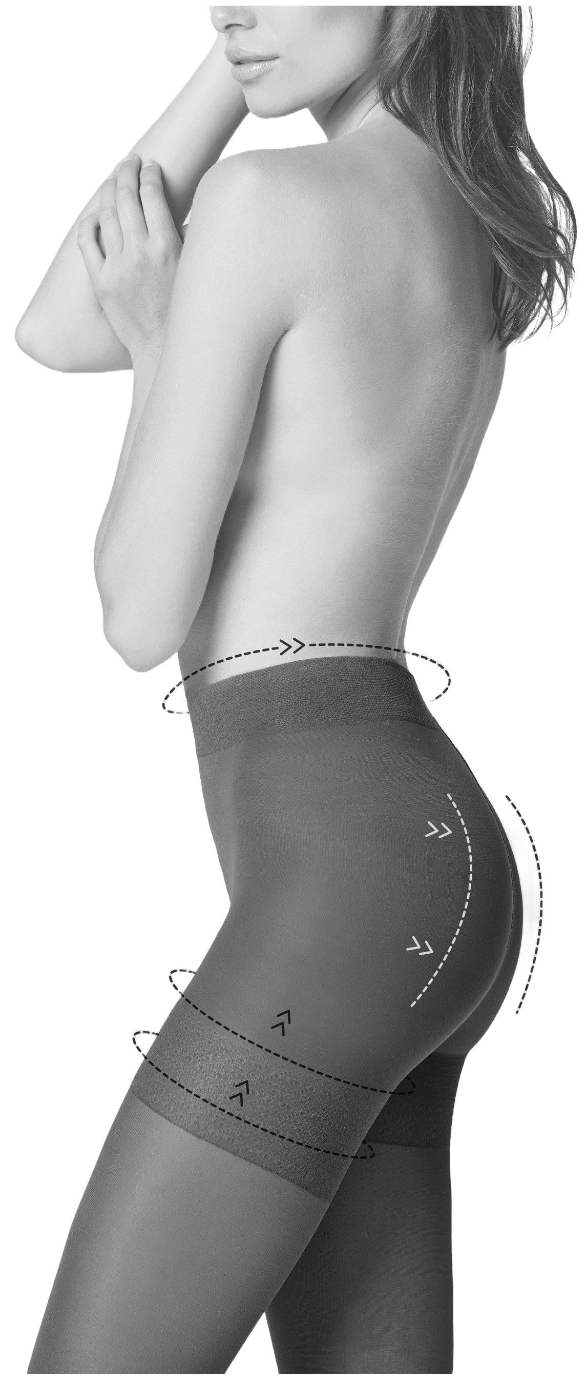 Fiore Stützstrumpfhose Bodycare (Packung 1 St. 1 Paar) Stützstrumpfhose 20DEN Total Slim mit Shaping-Effekt