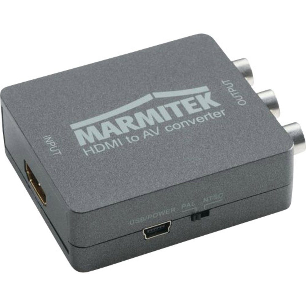 AV Konverter [HDMI - Composite Cinch, SCART] 1080 x 720 Pixel Marmitek Audio-Adapter