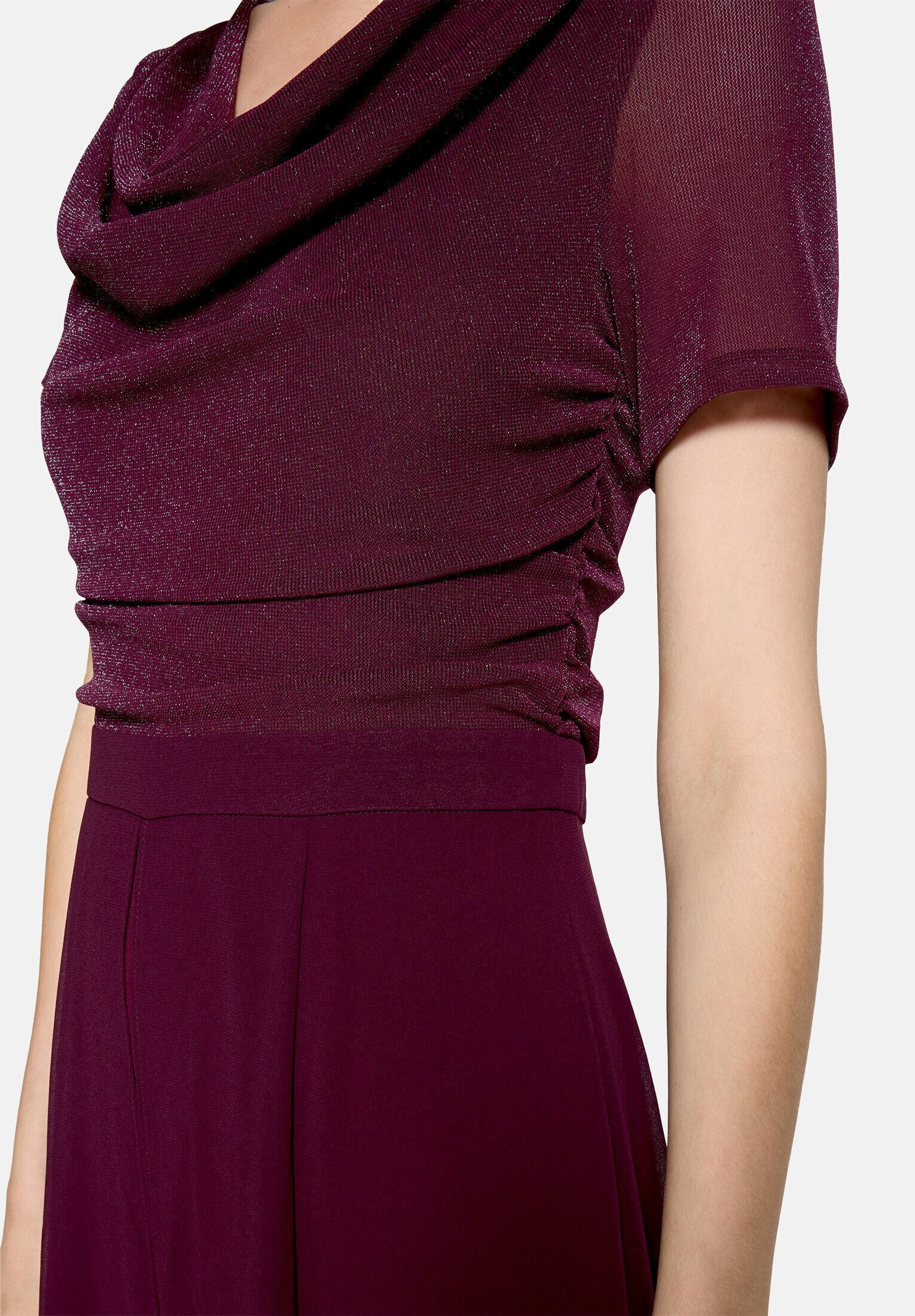 Vera Mont Overall Damen mit Wasserfallausschnitt (1-tlg)