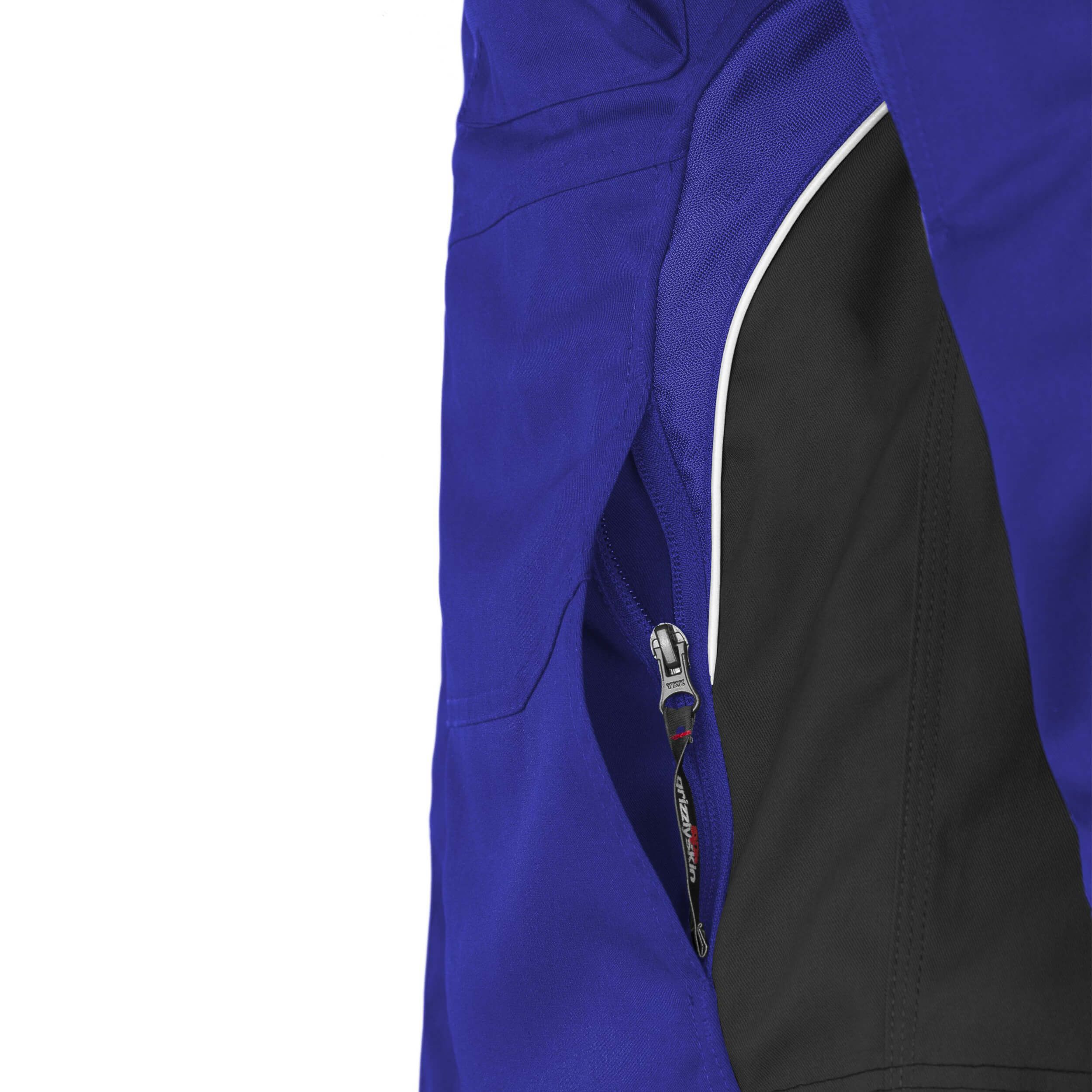 Qualitex Workwear Arbeitsjacke Leichte Workwear Bundjacke - Atmungsaktiv & Robust - Ungefüttert (1-St) Lyocell, Cordura, Stretch - Top modern für Handwerker & Mechatroniker