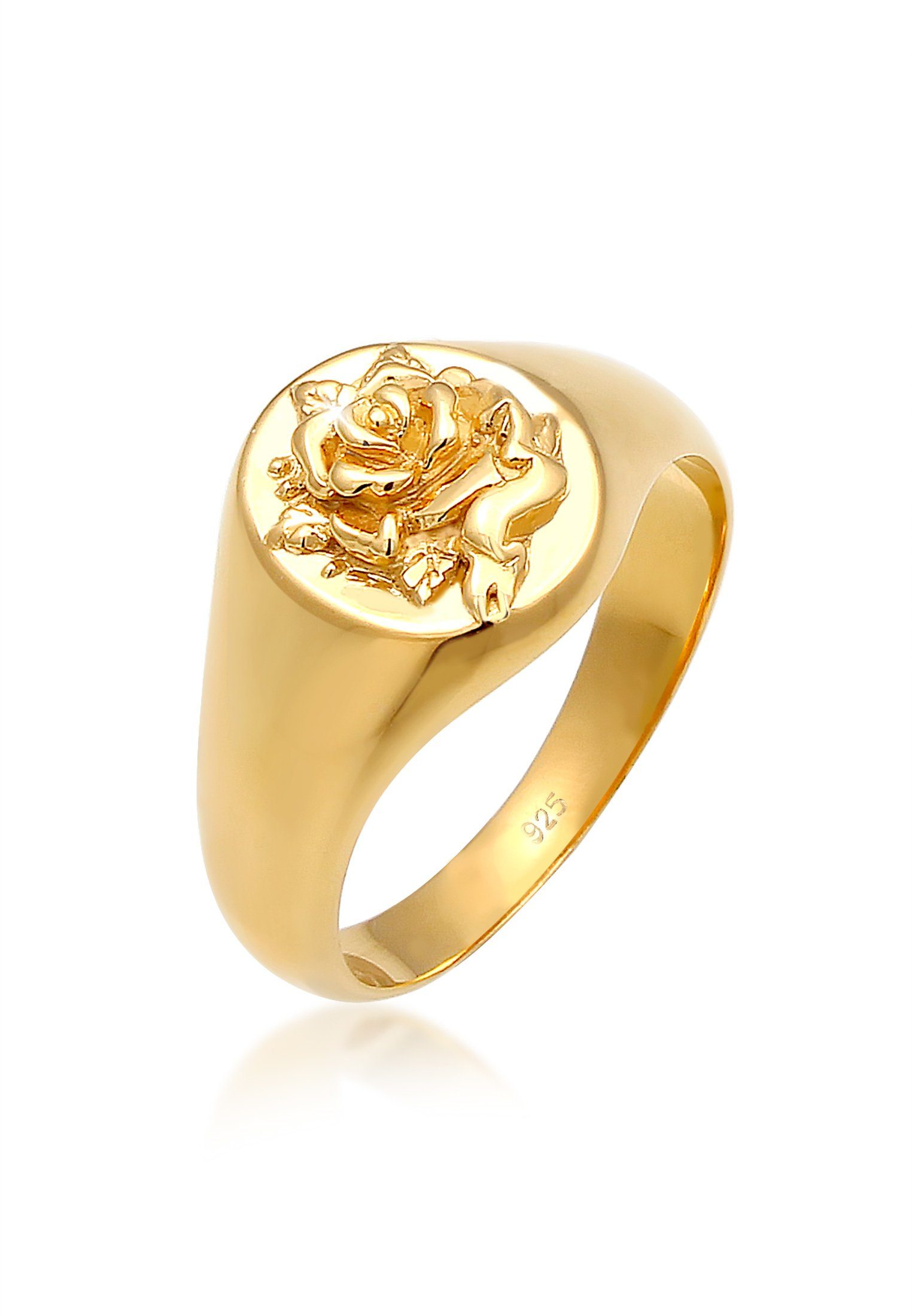 Elli Siegelring Siegelring Damen Rose 925er Silber