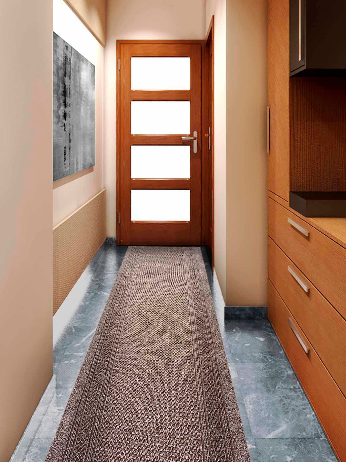 Primaflor-Ideen in Textil Läufer AZTEC, Made in Belgium, rechteckig, Höhe: 7 mm, Schmutzfangläufer, Schmutzfangteppich, sehr robust, rutschhemmend