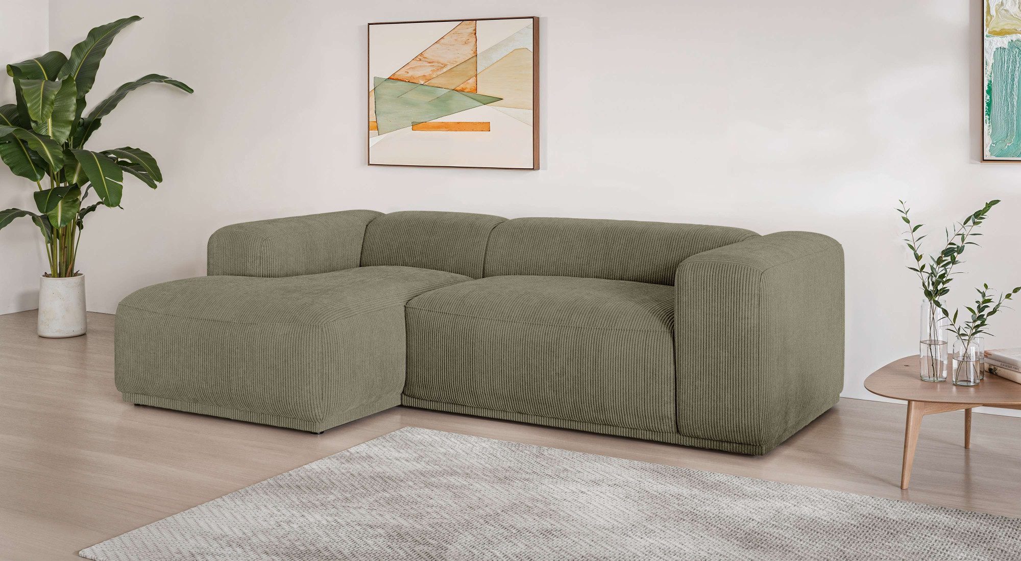 s.Oliver Ecksofa EMMERIK Designersofa, L-Form mit Wellenfederung, B/T/H: 26 günstig online kaufen