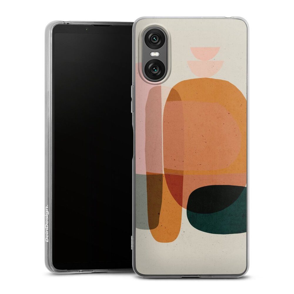 DeinDesign Handyhülle Farbe bunt Abstrakt Abstract Blush, Sony Xperia 10 VI Silikon Hülle Bumper Case Handy Schutzhülle