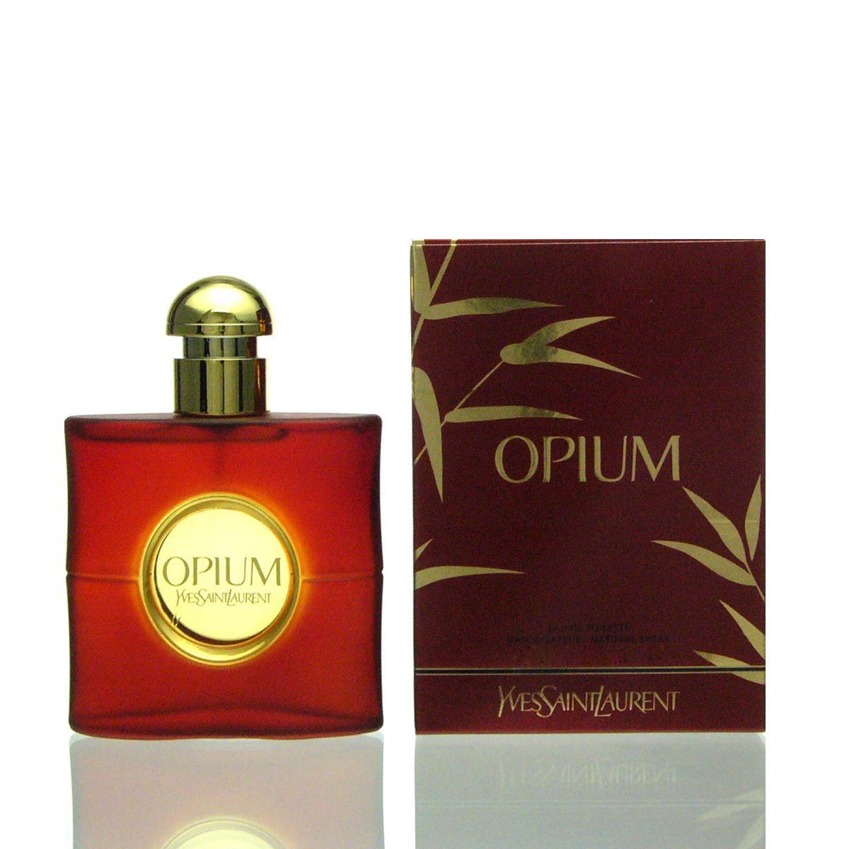 YVES SAINT LAURENT Eau de Toilette Opium Pour Femme, Glasflakon, Parfüm EDT, Damenduft