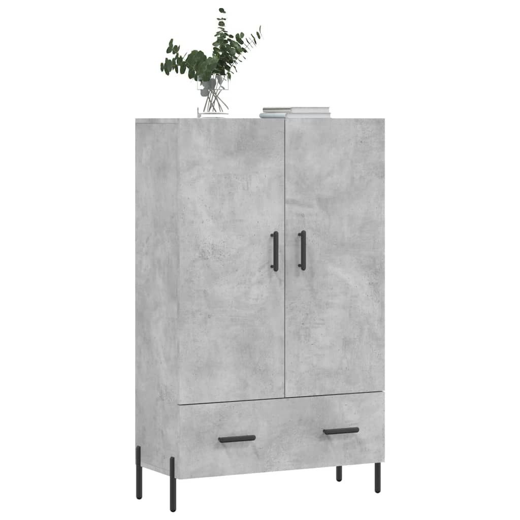 vidaXL Highboard Highboard Betongrau 69,5x31x115 cm günstig online kaufen