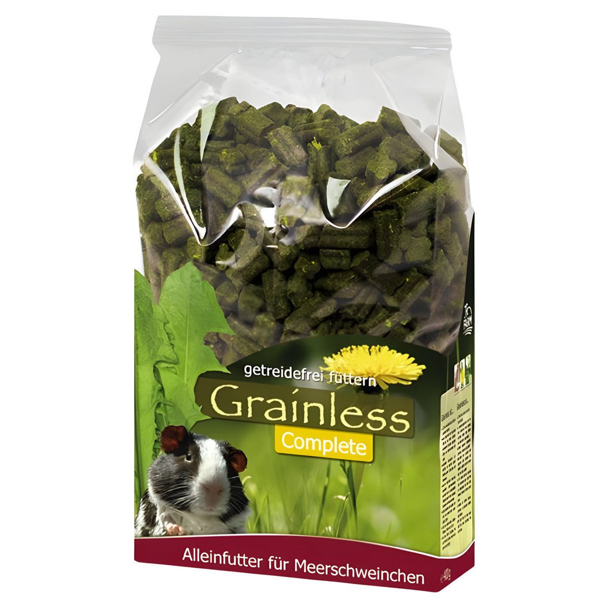 JR Farm Grainless Complete Meerschweinchen 1350 g - 6 Stück, Trockenfutter für: Kleintier