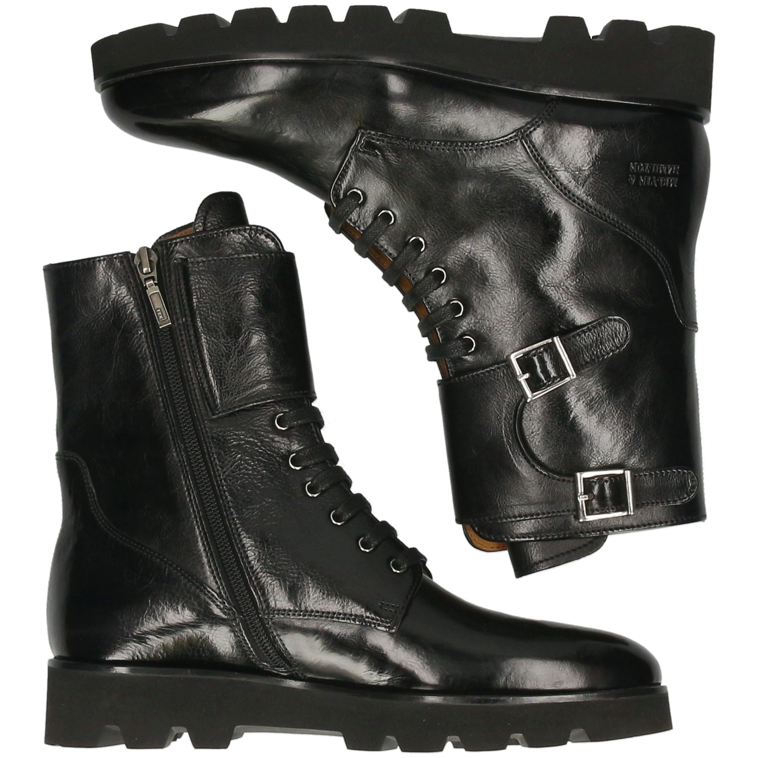 Black Stiefel Hamilton Melvin & Nappa Monza Lining 90 Susan