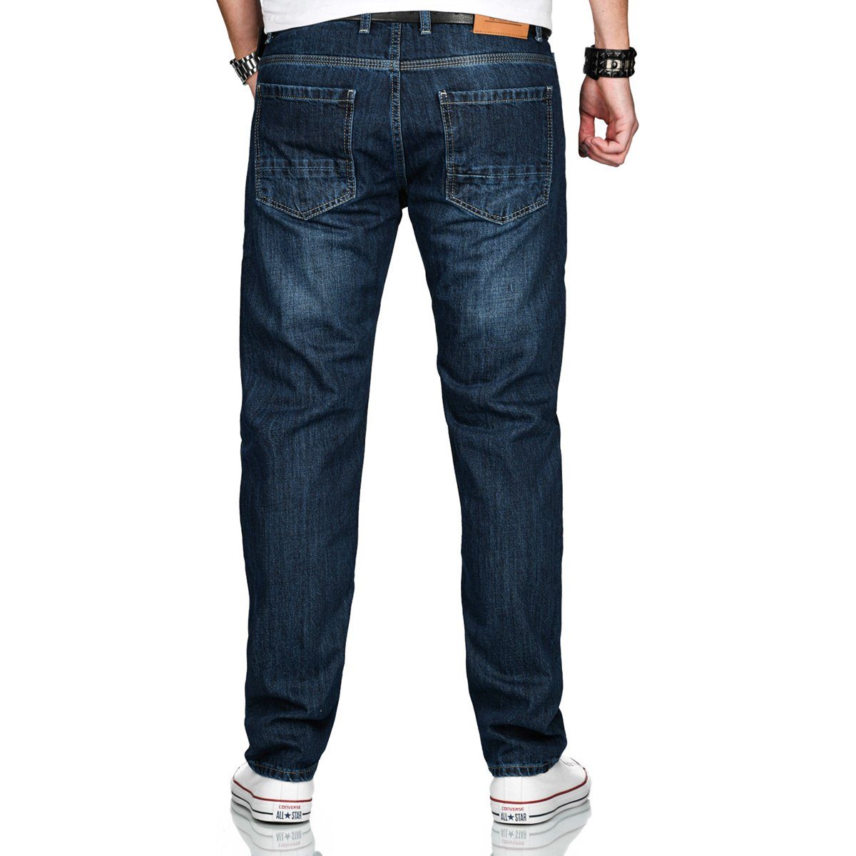 Alessandro Salvarini Comfort-fit-Jeans ASMarco mit geradem Bein