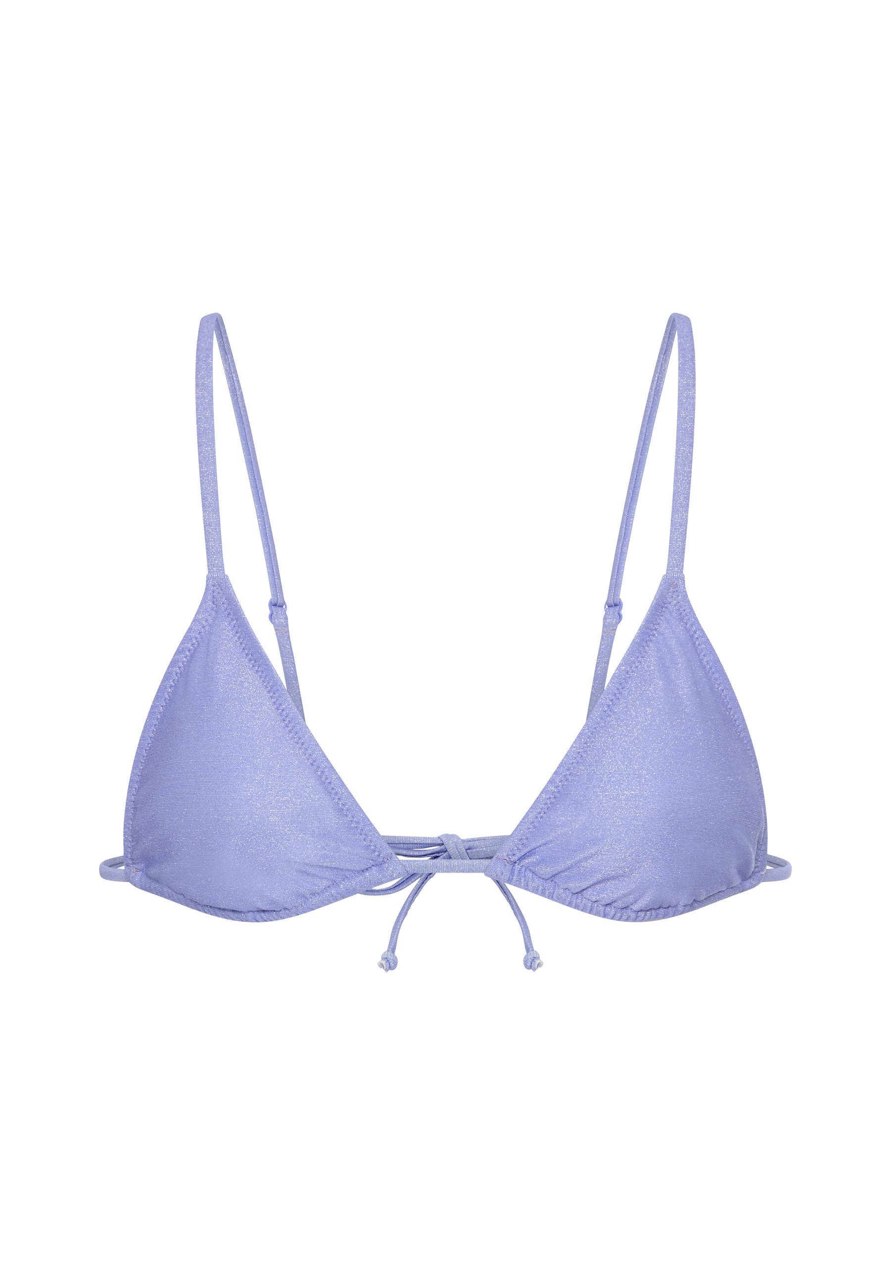 LSCN by LASCANA Triangel-Bikini-Top Gladys, in trendiger Glitzeroptik