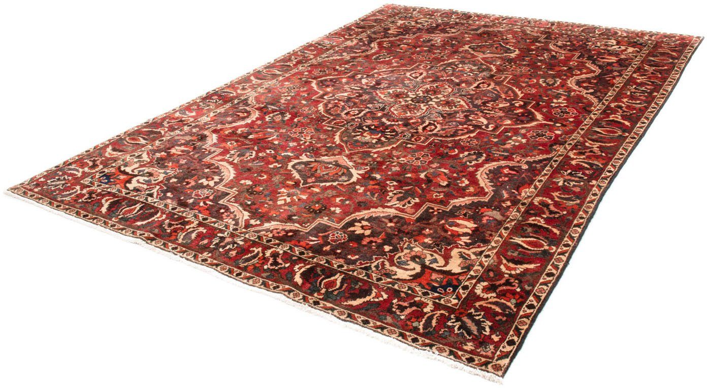 Wollteppich Bachtiar Medaillon Rosso 294 x 205 cm, morgenland, rechteckig, Höhe: 10 mm, Unikat mit Zertifikat | Kurzflor-Teppiche