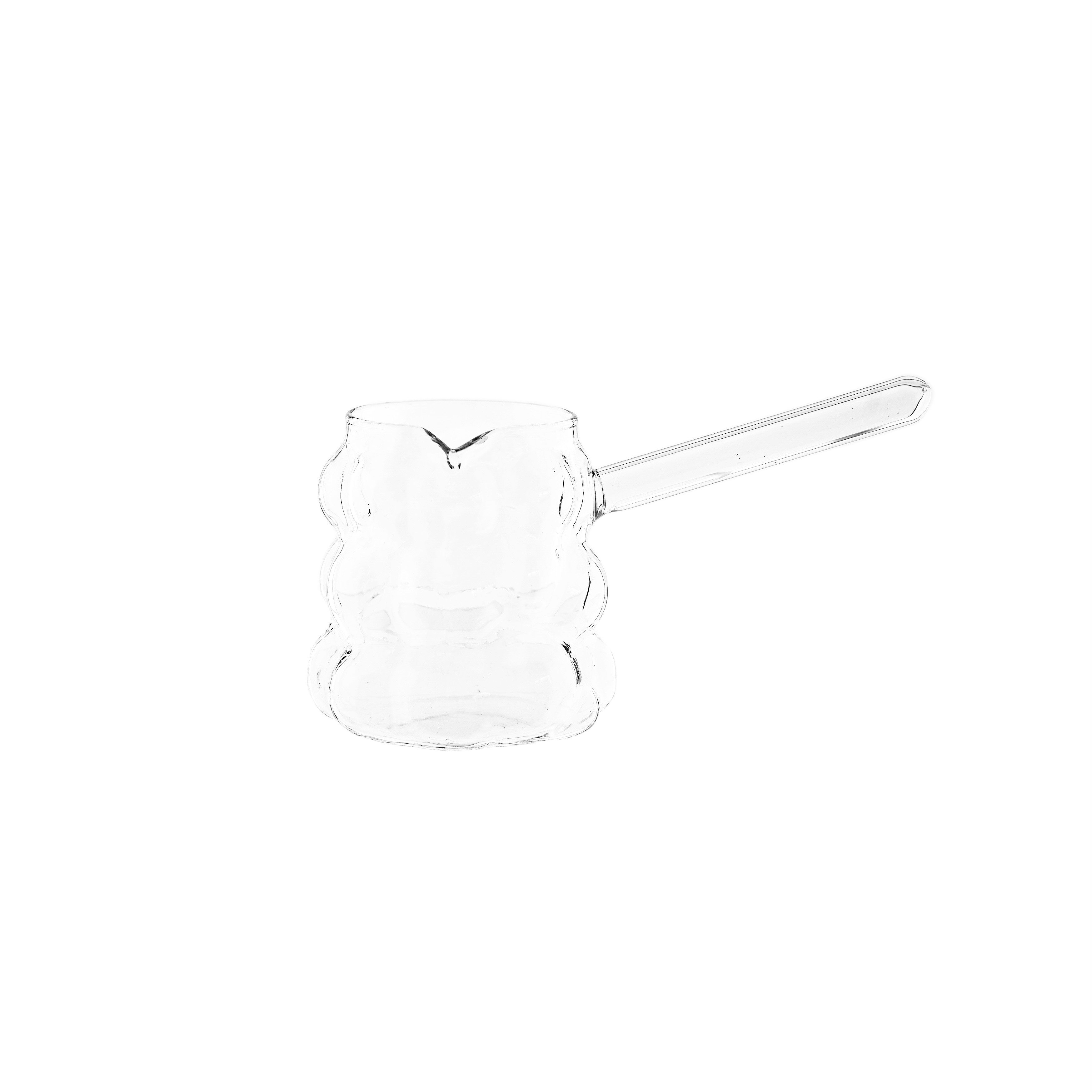 Almina Kaffeekanne Kira El Chico, 0,38 l, (1-St), aus Glas, 380 ml, für türkischen Kaffee, Bubble-Design