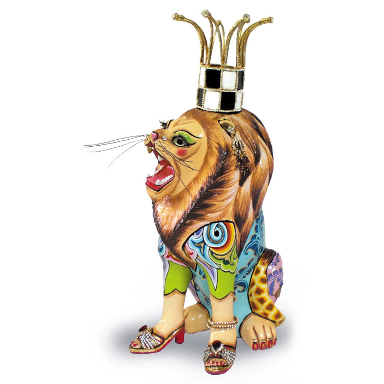 Tom`s Drag Tierfigur Tom`s Drag Löwe Clarance sitzend (L), perfekt zu jedem Anlass, Geburtstag, Weihnachten. Sammelfigur