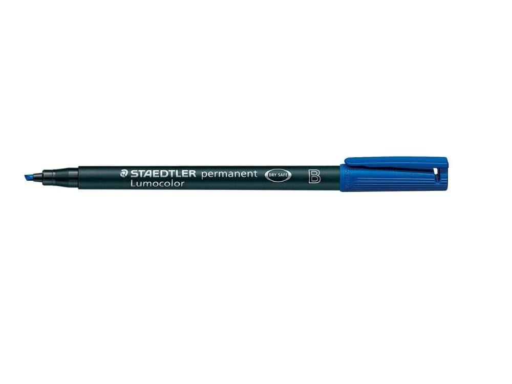 STAEDTLER Permanentmarker STAEDTLER per breit 314' Universalstift 'Lumocolor blau