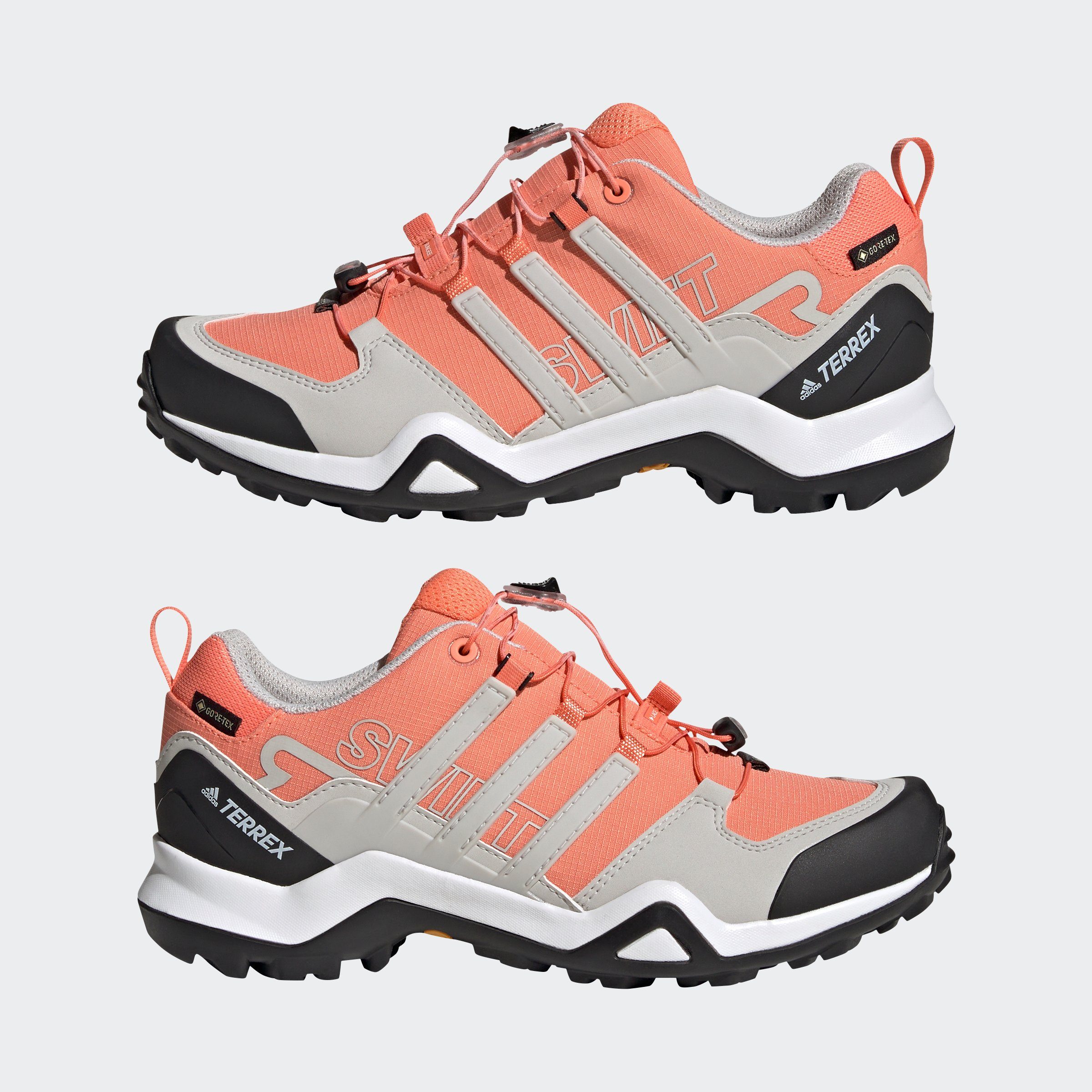 GORE-TEX Orange Wanderschuh Fusion SWIFT R2 adidas Coral Black / Core Acid / wasserdicht TERREX