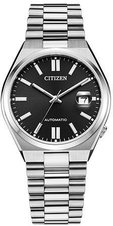 Citizen Automatikuhr TSUYOSA 60h NJ0150-81E, Armbanduhr, Damenuhr, Herrenuhr, Edelstahlarmband, Saphirglas, Datum