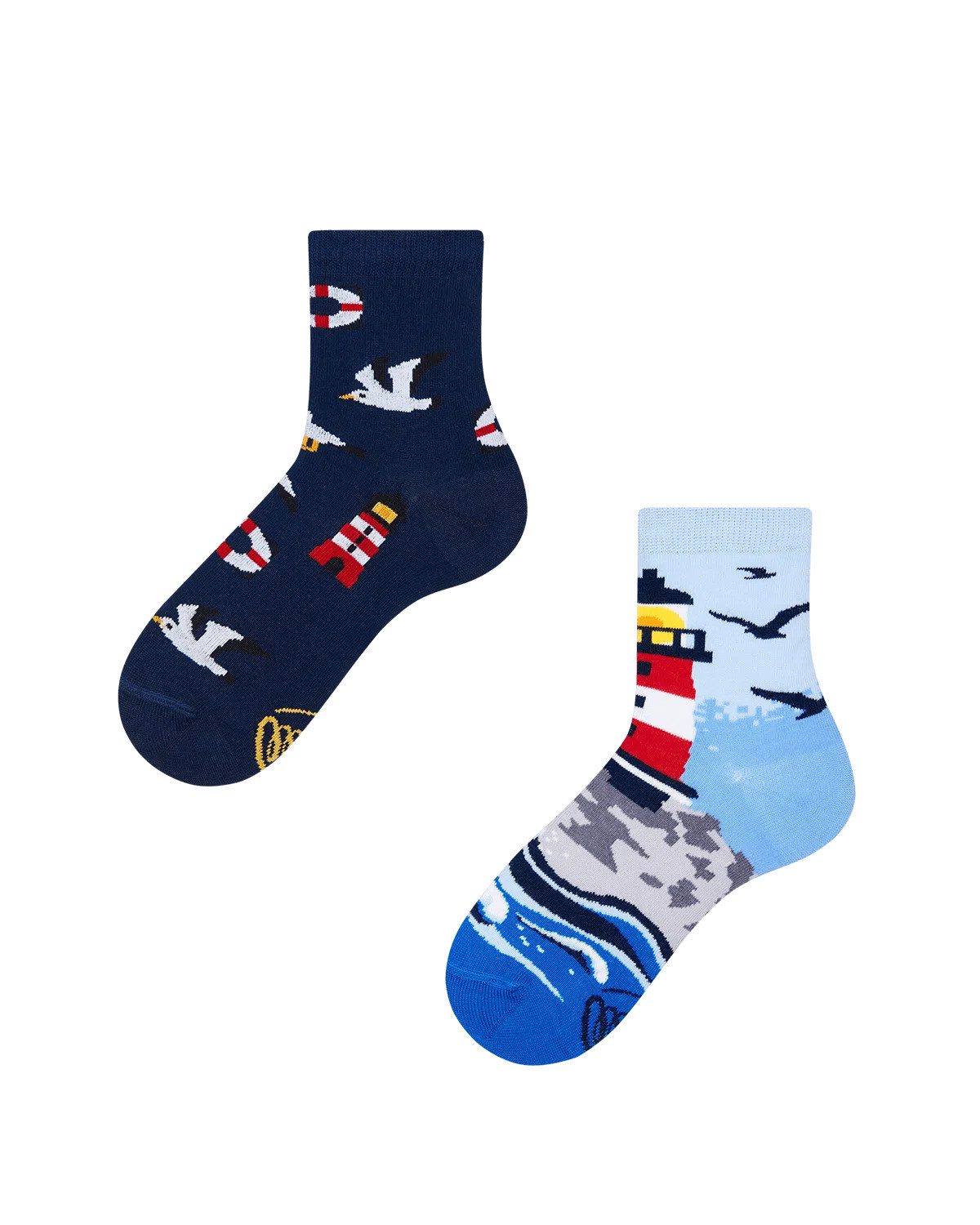 Many Mornings Freizeitsocken Many Mornings Kids Nordic Lighthouse (1 Paar, 1-Paar, 1 Paar) immer ein dismatching Paar