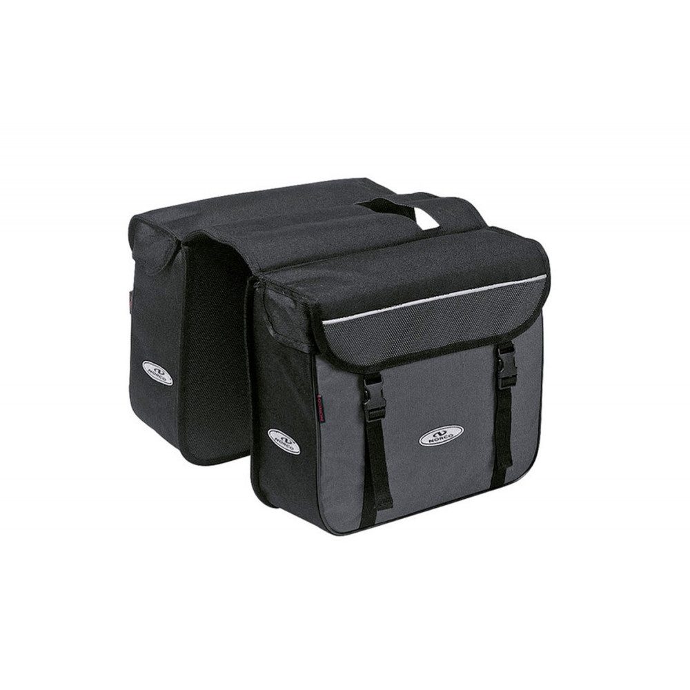 Fahrradtasche OTTAWA Zweifachtasche Fahrrad Gepäckträgertasche schwarz