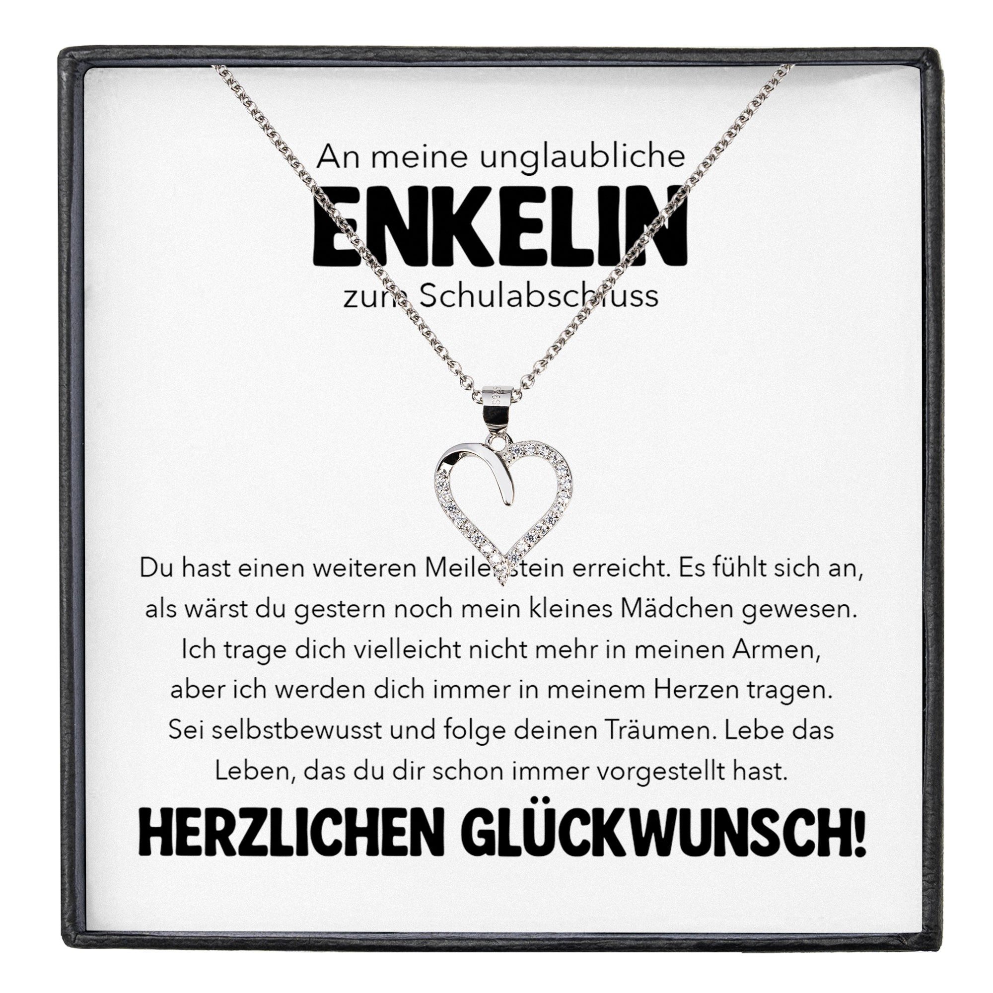Schmuckset Enkelin Schulabschluss Geschenk Mädchen Schmuck Abitur Abifeier