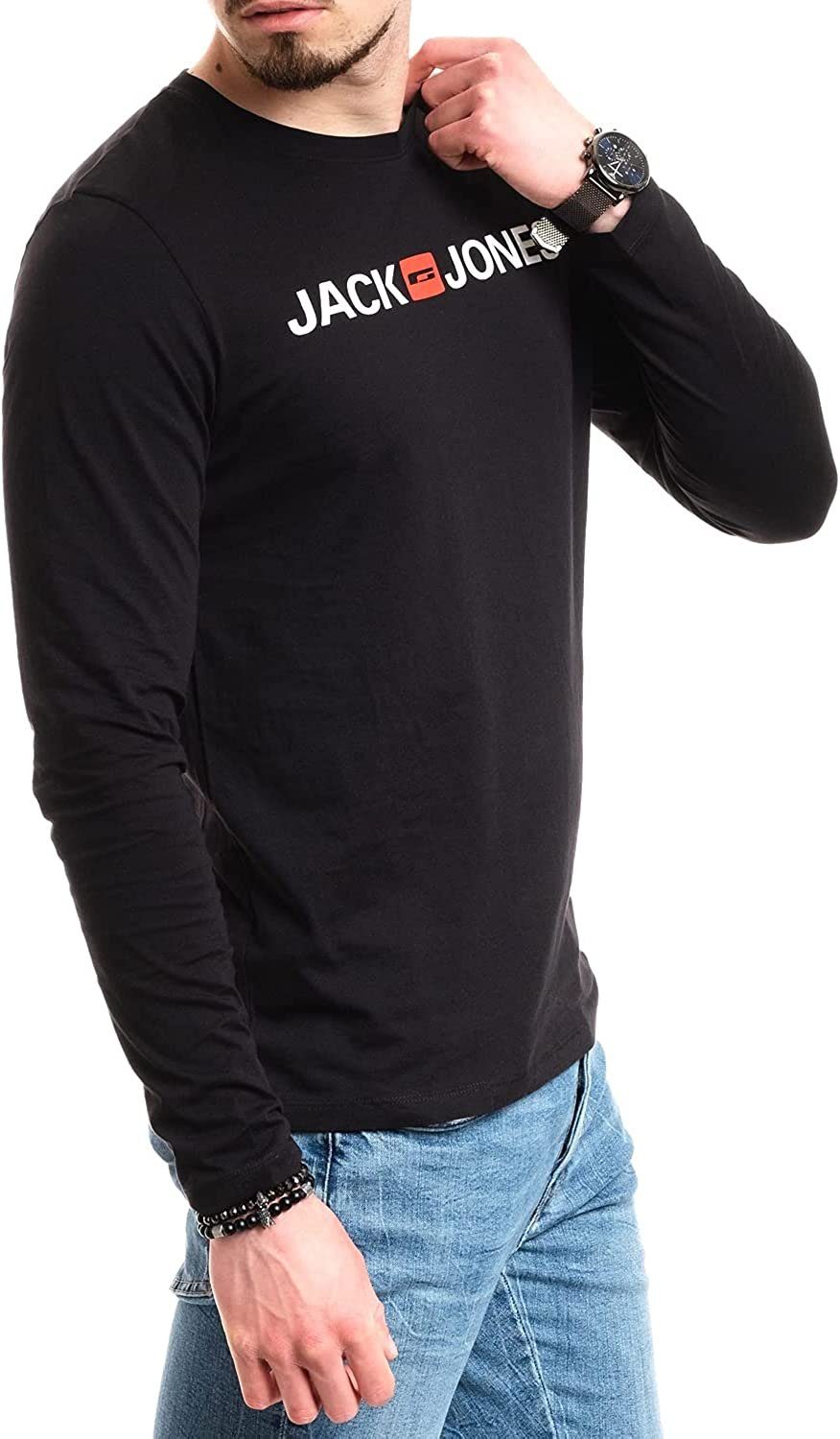 Jack & Jones Langarmshirt mit Printaufdruck