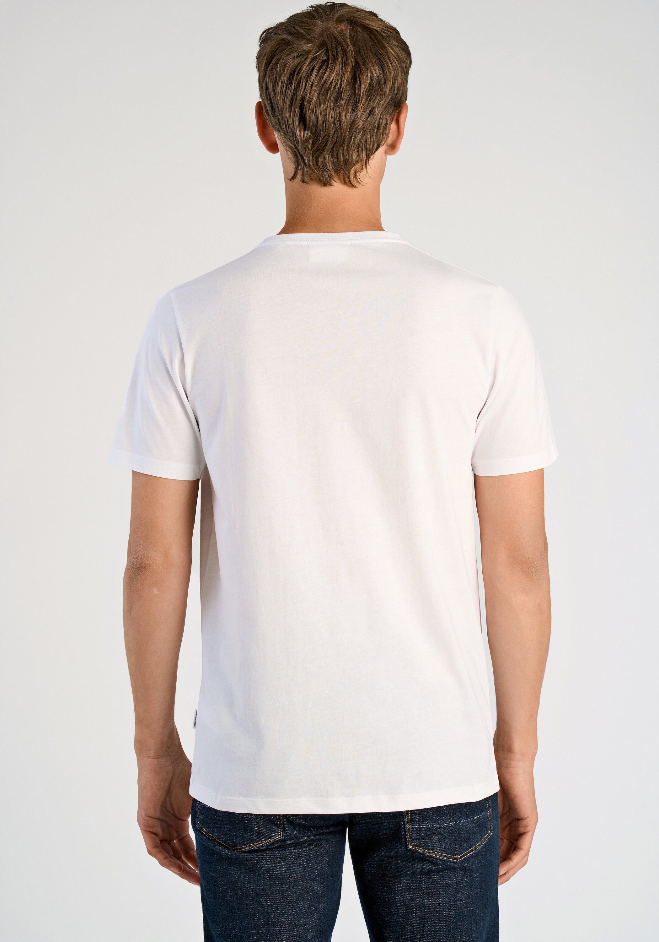 LINDBERGH Kurzarmshirt T-Shirt (Kurzarm) Relaxed Fit