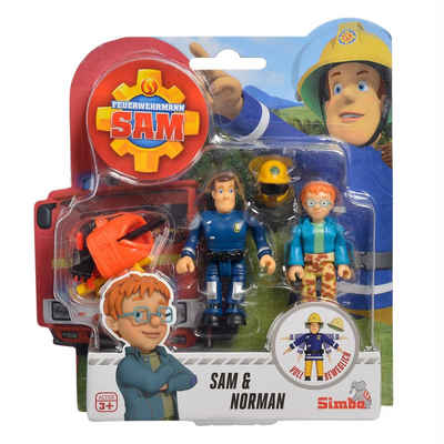 Feuerwehrmann Sam Spielfigur Norman & Sam Feuerwehrmann Sam Spiel Figuren Set Simba Toys