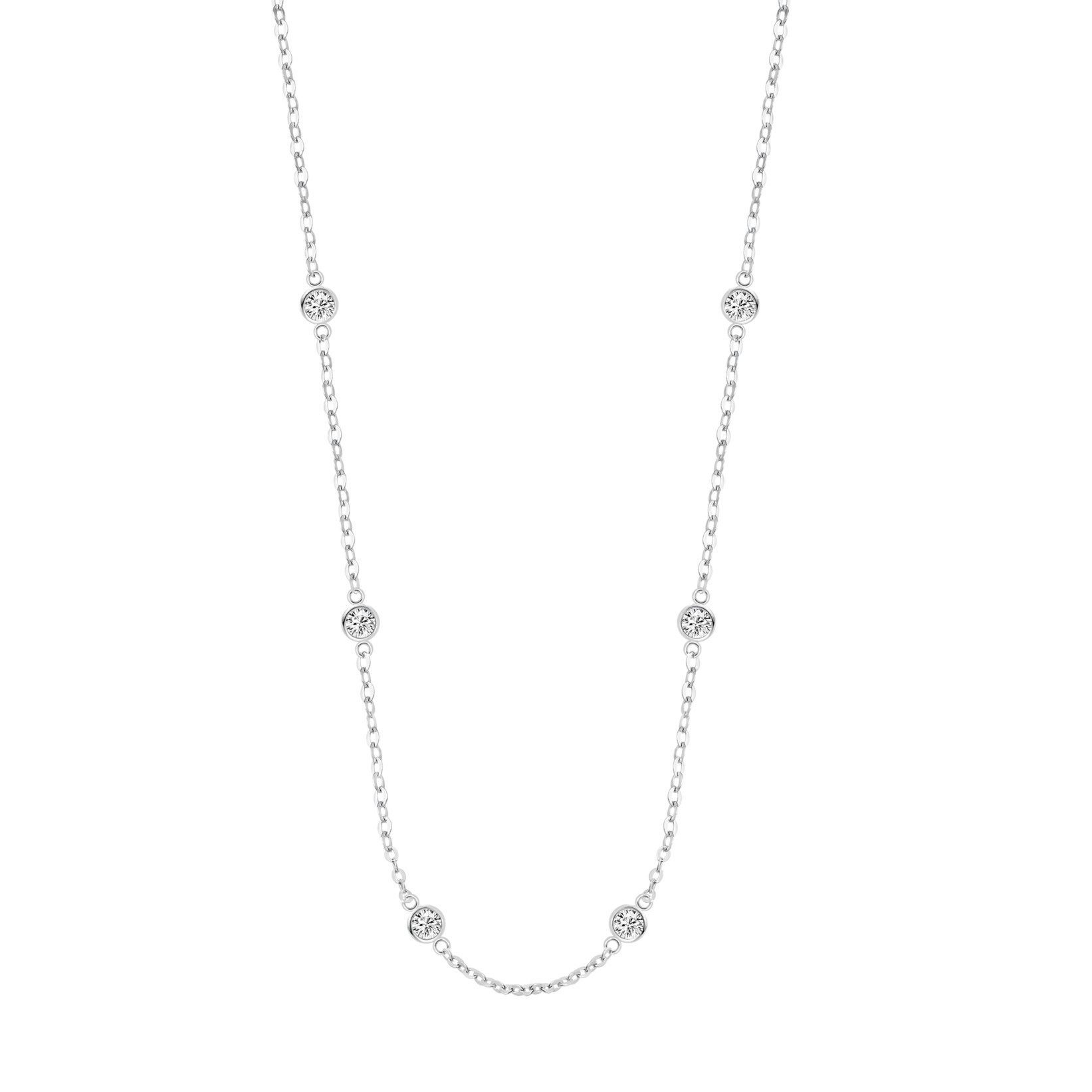Lotus Silberkette Silver Damen Halskette LP3451-1/1 Zirkonia 42+3 cm