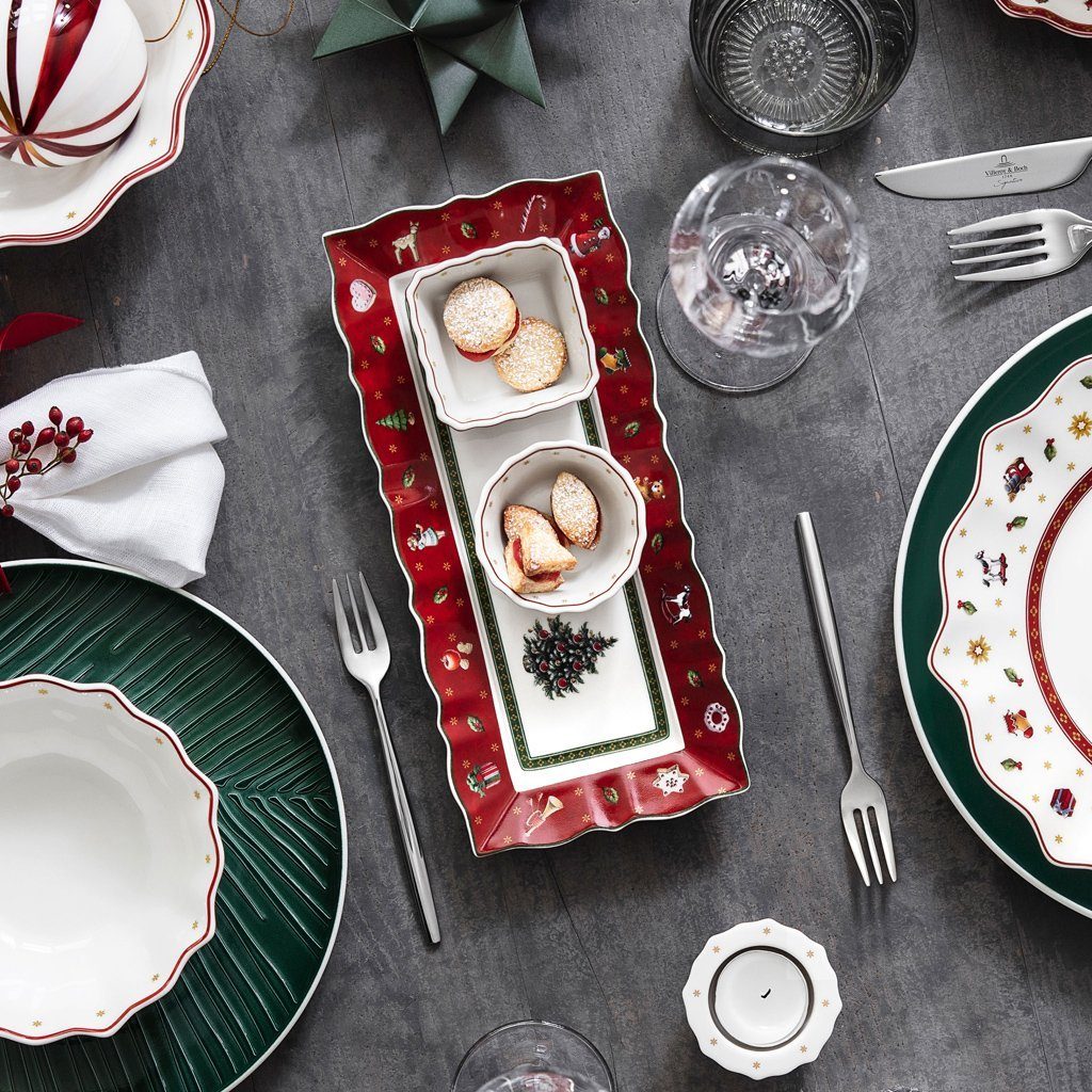 Villeroy & Boch Dipschale Toy's Delight Dip-Set 4-teillig, Porzellan, (Set, 4-tlg), Premium Porcelain, 4 Stck, Handw., mikrow.sicher