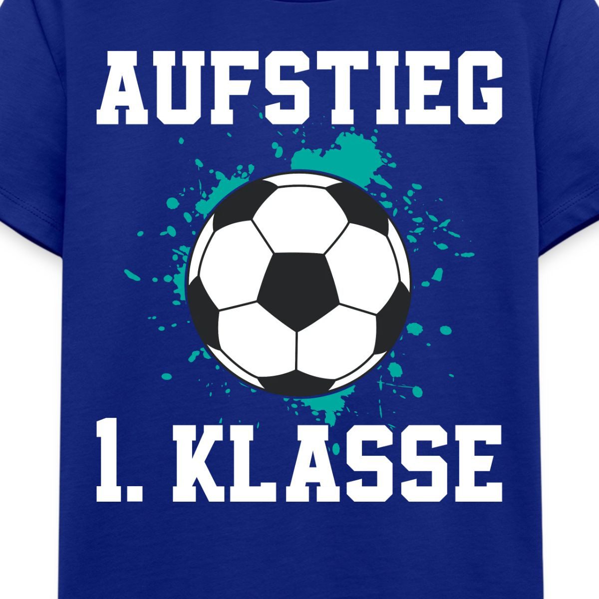 Spreadshirt T-Shirt Einschulung Schulkind Fußball Geschenk 1. Klasse Kinder Premium T-Shir (1-tlg) – Bild 2 von 5