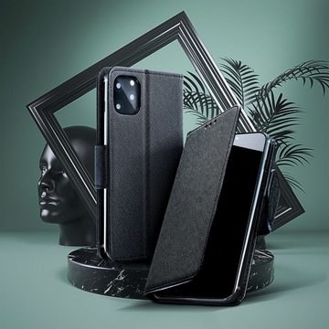 cofi1453 Smartphone-Hülle Buch Tasche "Fancy" für Huawei Nova 10 SE Schwarz