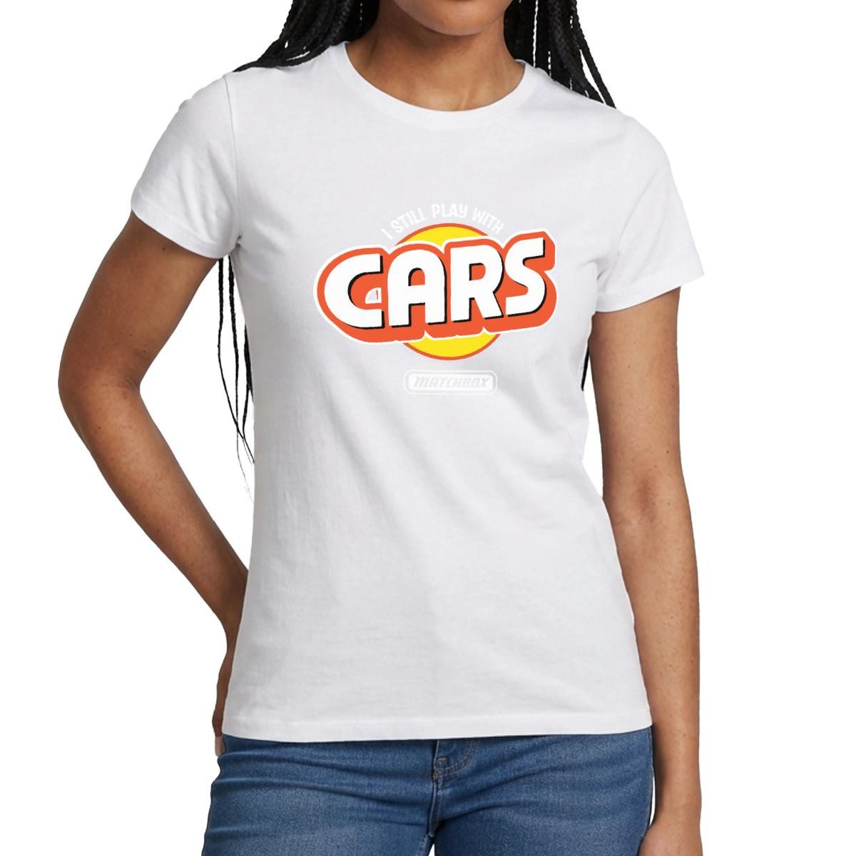 T-Shirt Matchbox™ I Still Play With Cars Design Frauen T-Shirt